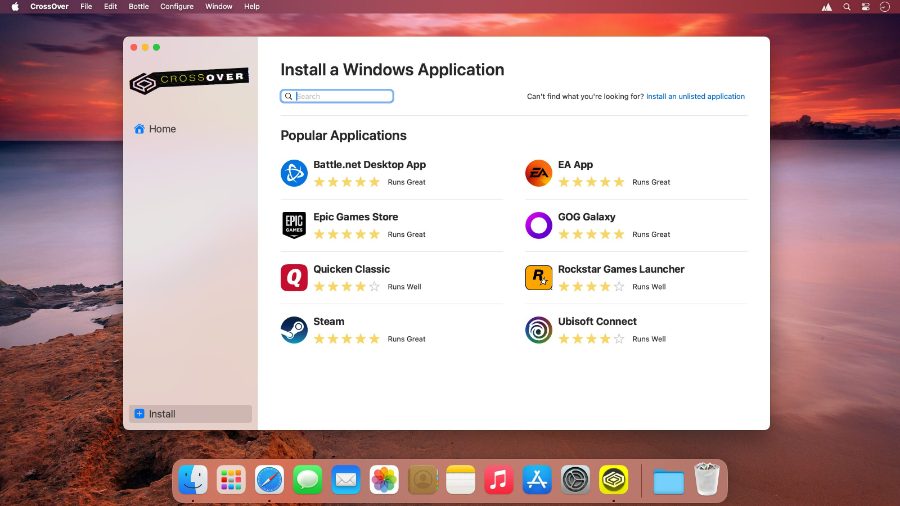 CrossOver 26.3.0 Pre-Activated (macOS) татах download tatah